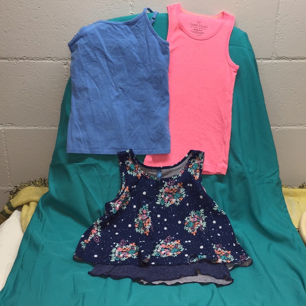 Three tank tops